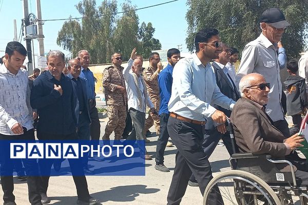 راهپیمایی روز قدس در سعدآباد