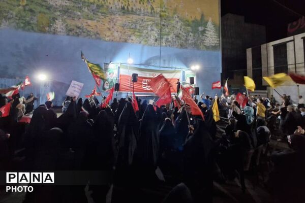 همدلی و تجدید عهد مهدوی در تجمعات مردمی شهر گلستان