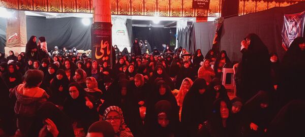سوگواری و وداع با پیکر پاک شهدای گمنام در مسجد جامع بجنورد