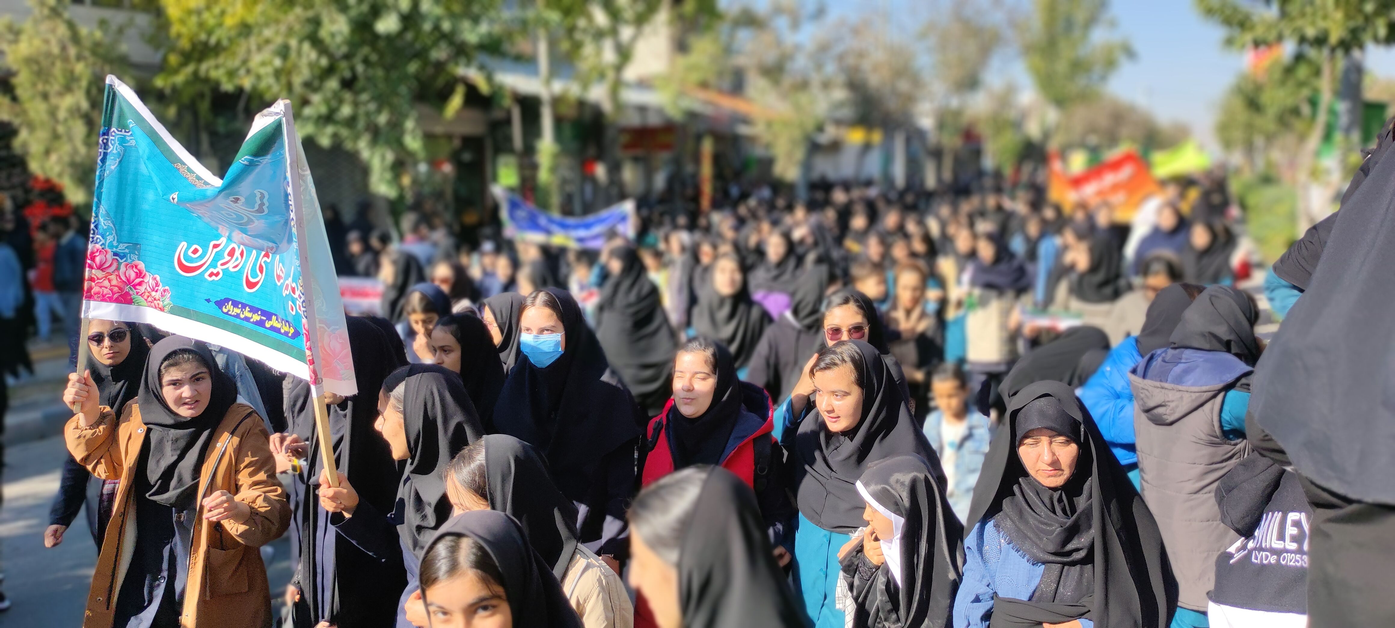برپایی راهپیمایی باشکوه ۱۳ آبان در شهرستان شیروان