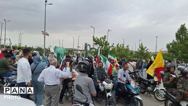  رژه موتوری عید غدیر با شکوه برگزار شد