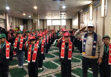 برگزاری مانور یاوران انقلاب در دبستان شاهد شهید قدوسی ناحیه دو شهرری