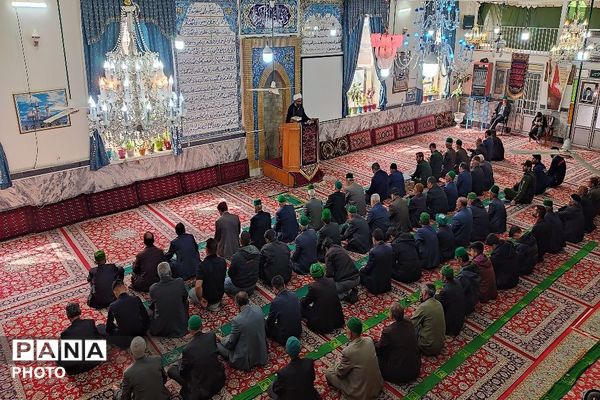 اقامه نماز جمعه در آخرین هفته  ماه مبارک رمضان در شهر بار نیشابور