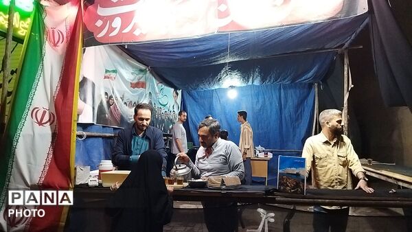 موکب کانون باهنر  در شصت و هفتمین شب از اجتماعات مردمی نیشابور