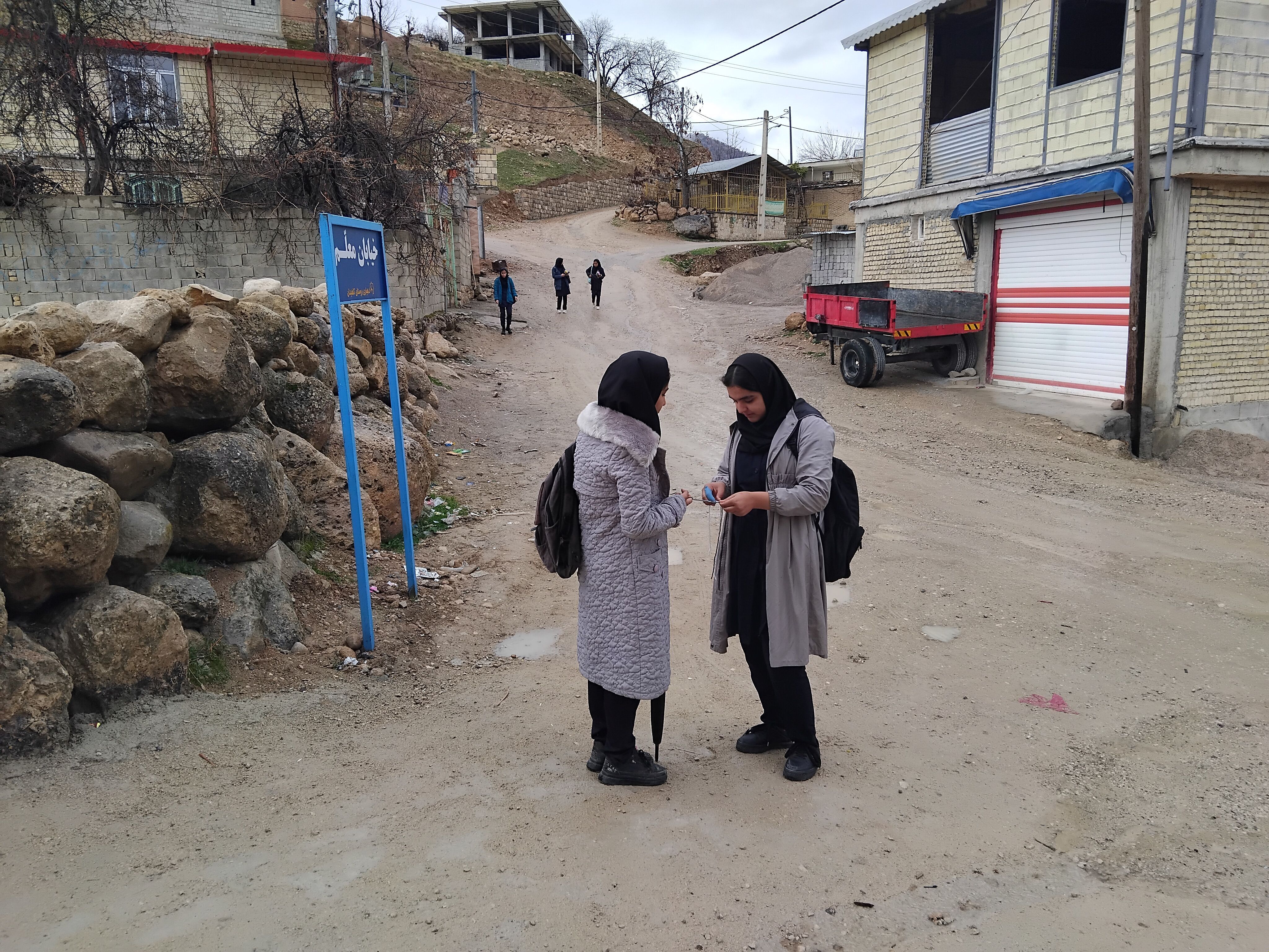 چشم‌انداز میانکوه در باران