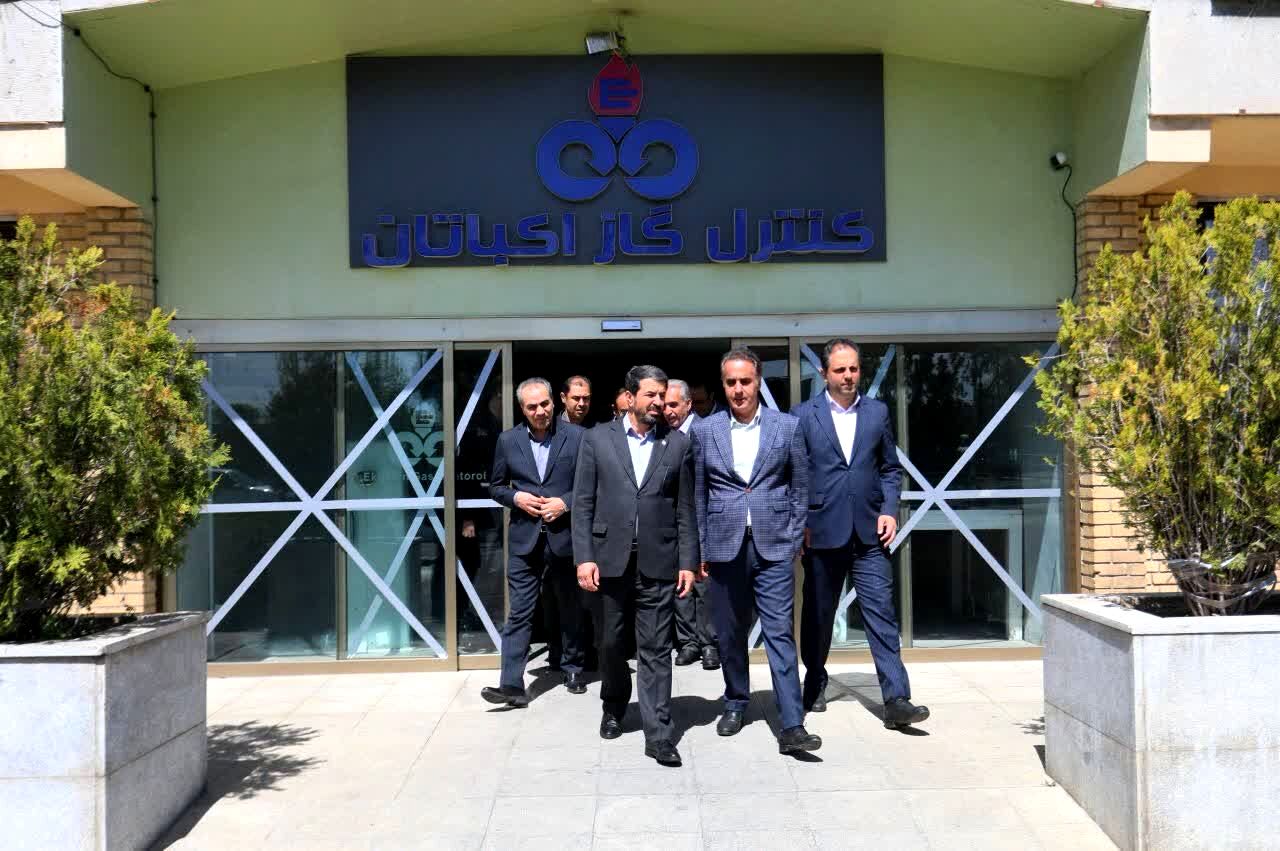 بازدید مسئولان همدان از شرکت کنترل گاز اکباتان