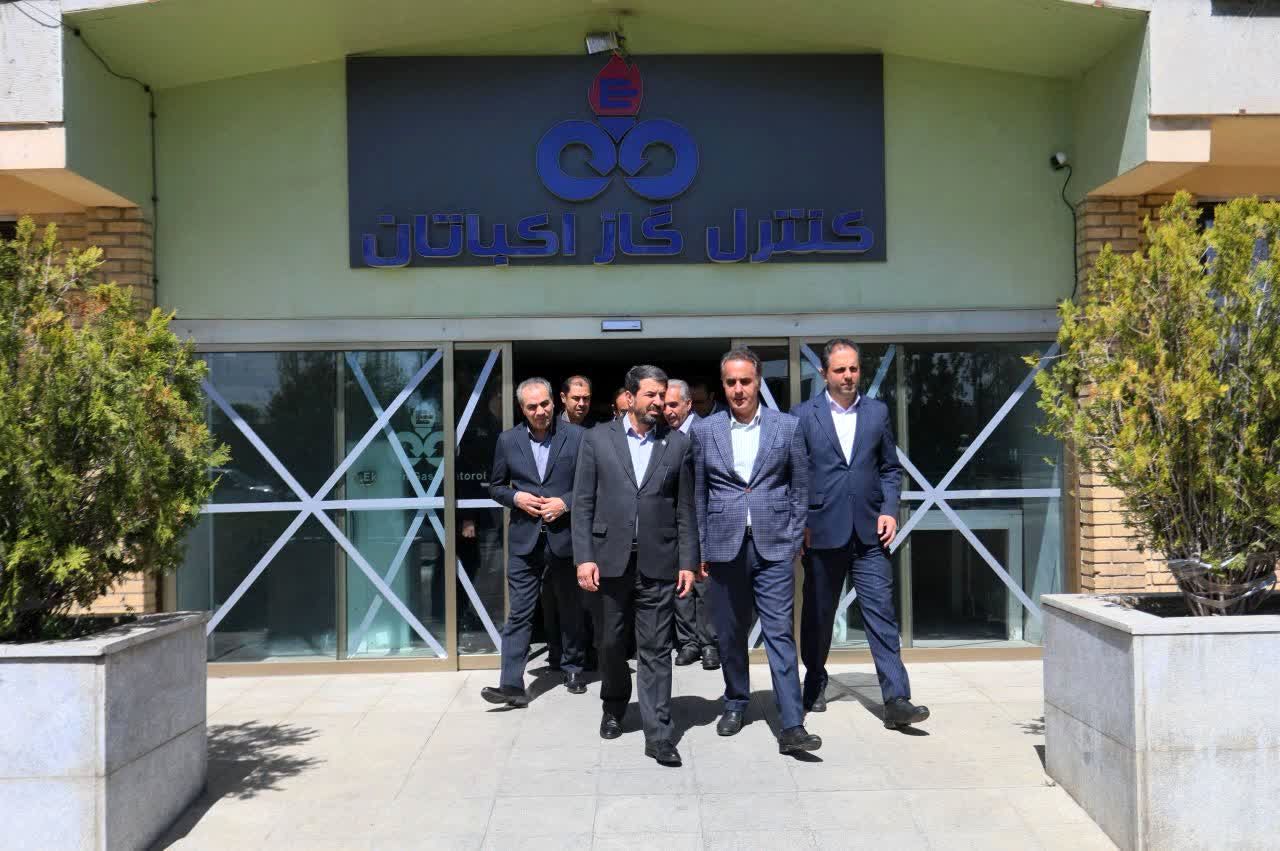 بازدید مسئولان همدان از شرکت کنترل گاز اکباتان