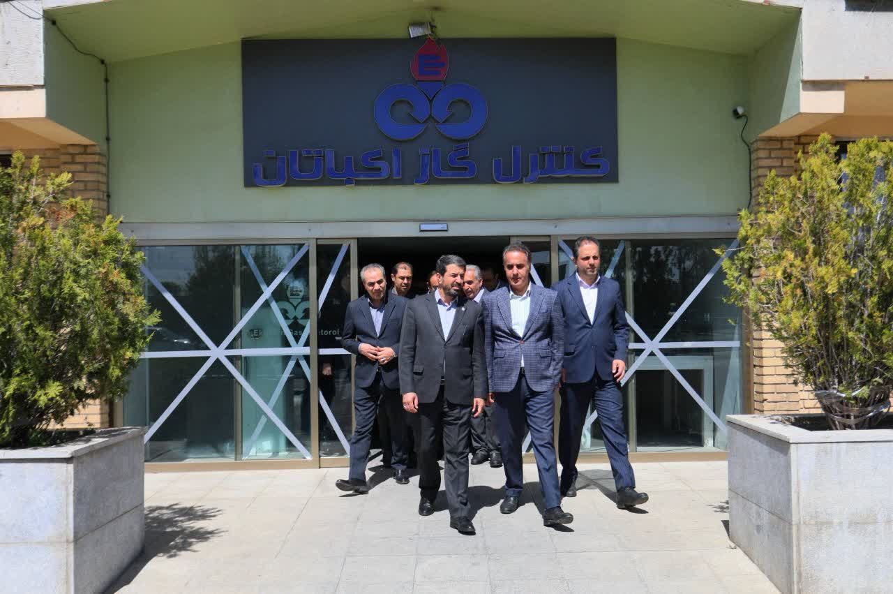 بازدید مسئولان همدان از شرکت کنترل گاز اکباتان