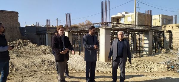 بازدید مدیرکل نوسازی استان خراسان شمالی از پروژه‌های شهرستان گرمه 