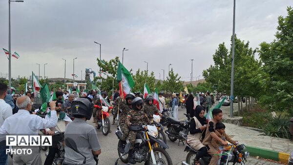  رژه موتوری عید غدیر با شکوه برگزار شد