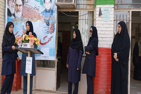 بازگشایی مدارس در دبیرستان دخترانه شهید مجید دهنوی نیشابور