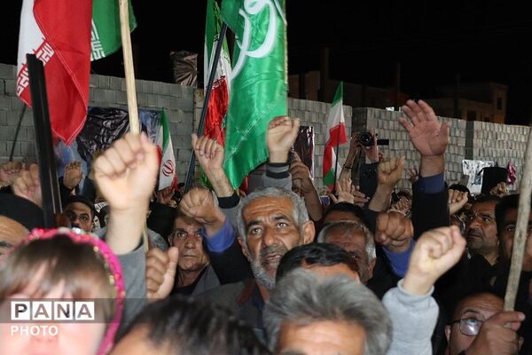 موج چهل و دوم از اجتماع سهمگین مردم باشتی به قلب سیاه صهیونیست