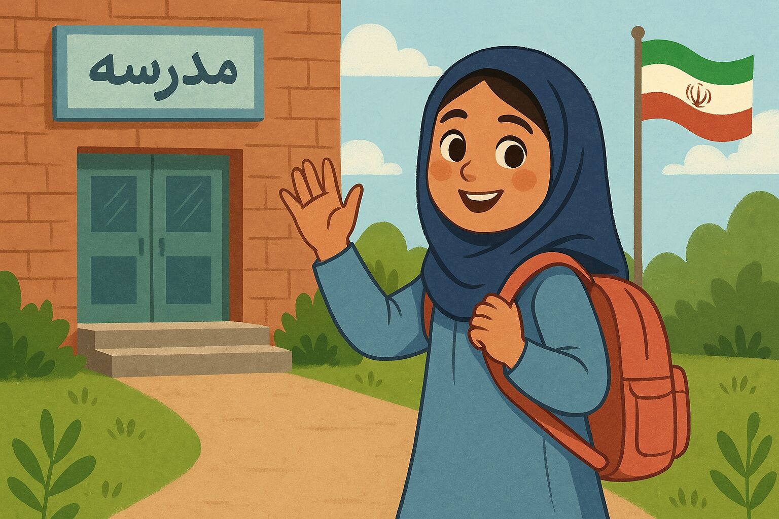 خداحافظی از مدرسه و معلمان عزیز کردستان