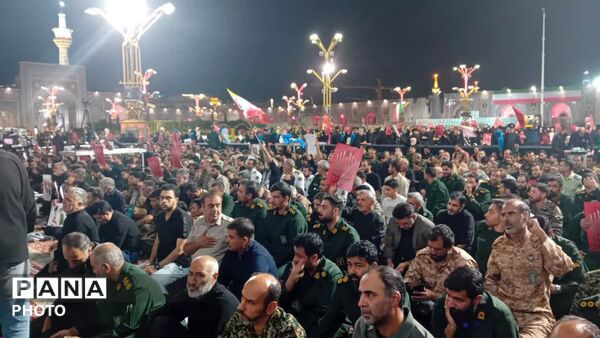 مراسم بزرگداشت قائد شهید امت اسلامی در حرم مطهر رضوی