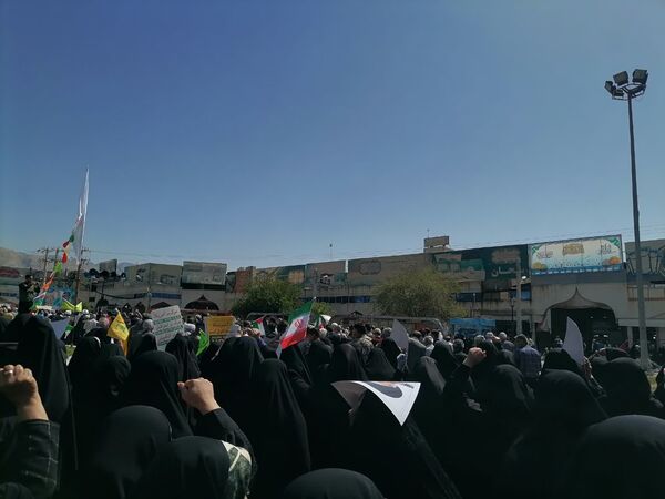 حضور پر شور مردم شهرستان کازرون در راهپیمایی روز قدس