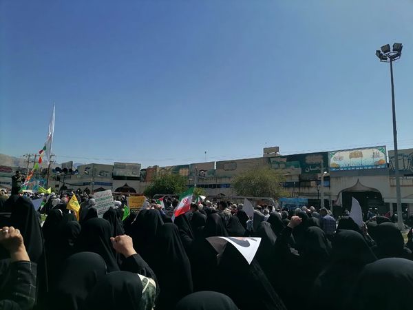 حضور پر شور مردم شهرستان کازرون در راهپیمایی روز قدس