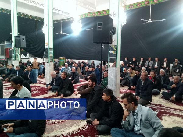 مراسم عزاداری ایام فاطمیه در شهرستان خلیل‌آباد