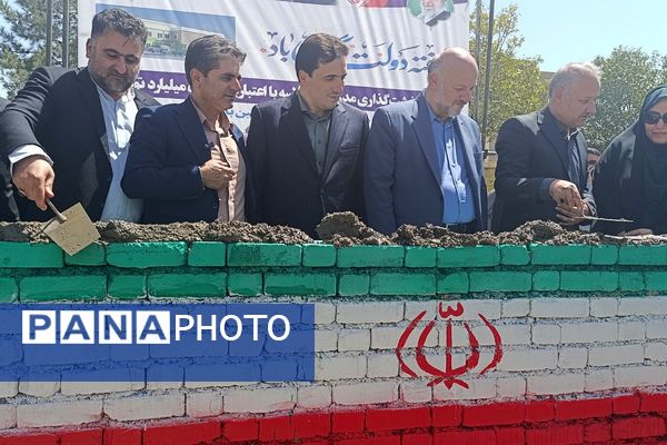 خشت گذاری مدارس ، قدمی در راستای ارتقای آموزش 