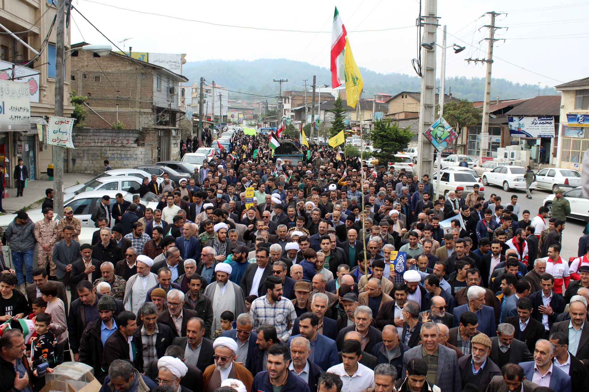 راهپیمایی روز قدس بندپی شرقی