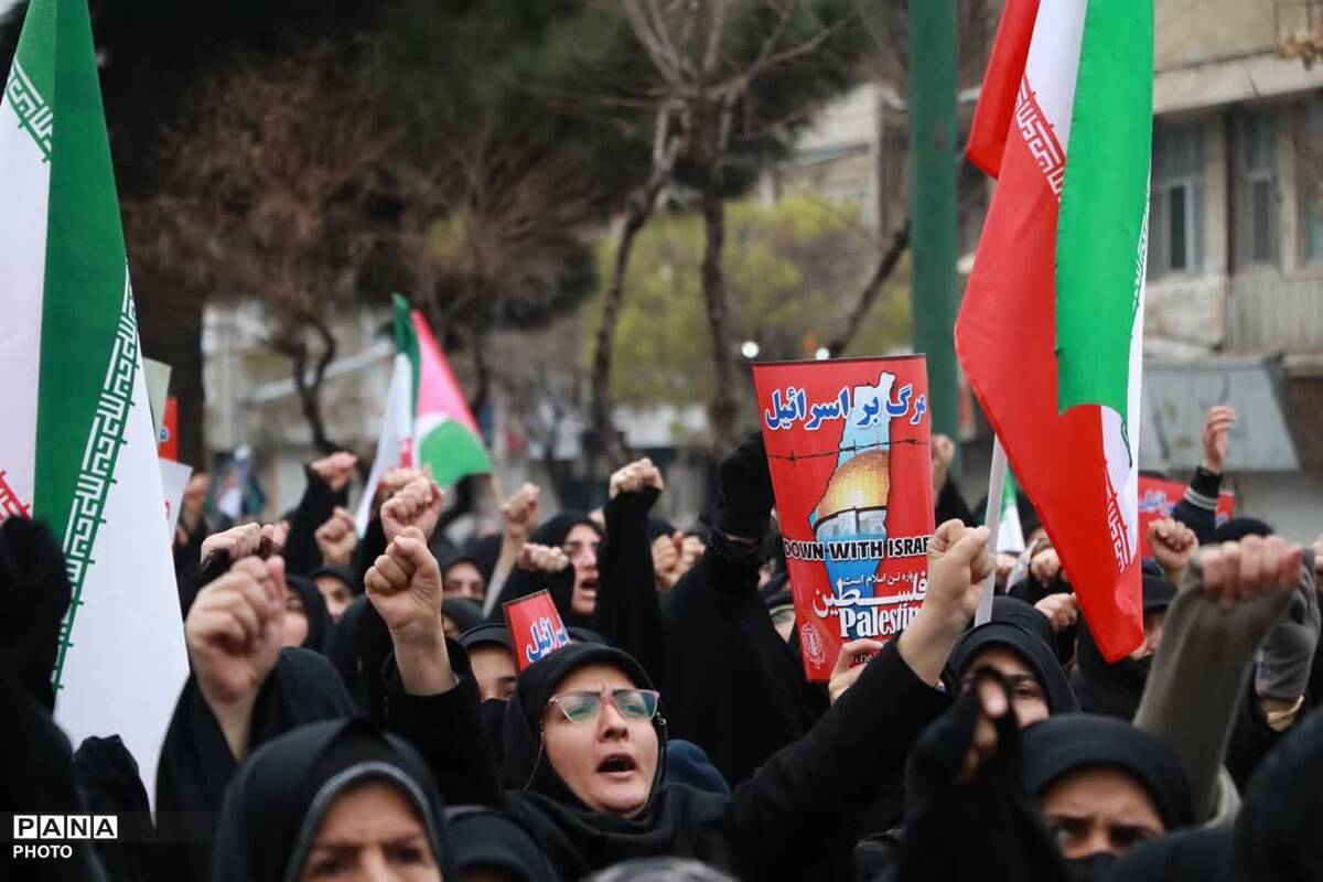 حضور مردم ماهدشت در راهپیمایی روز قدس 