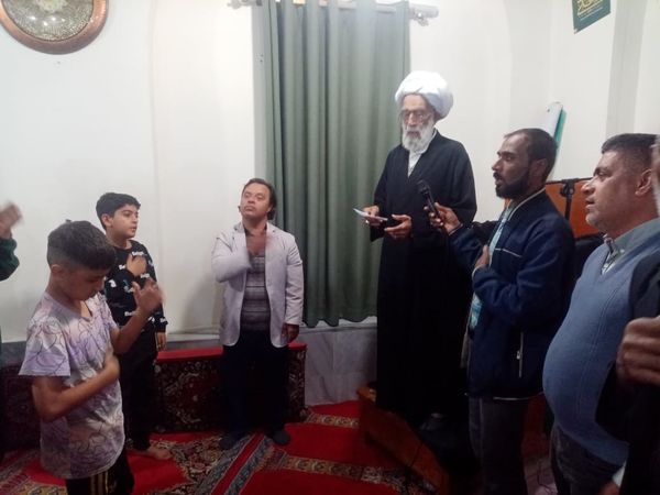 اعتکاف در مسجد حضرت‌‌‌ابوالفضل(ع) محله مارم باغ شهر فین  