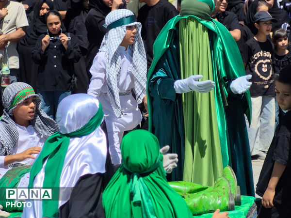 حضور مردم قادرآباد در آیین‌های عزاداری محرم