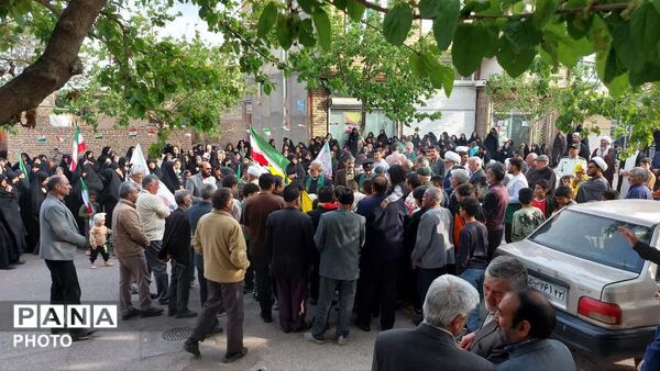 حضور خادمان حرم امام رضا (ع) در روستای آبنیه
