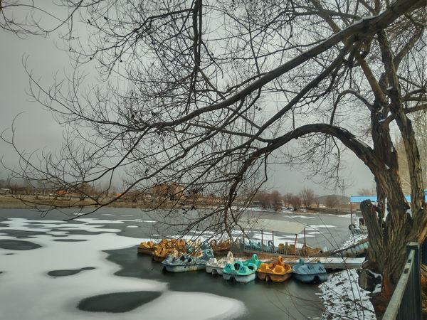 برف زمستانی در شهرستان بن 