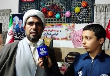 برگزاری جشن مبعث رسول اکرم(ص) در شهر خانلق شهرستان شیروان