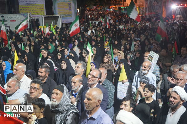 نود و پنجمین شب اجتماع مردمی در آستانه عید غدیر با شور ولایت
