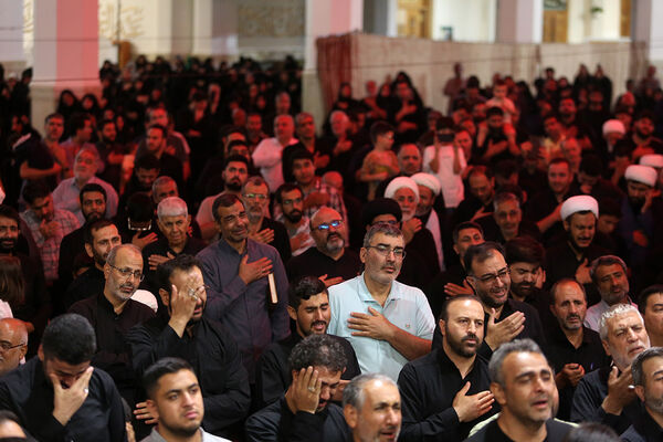 مراسم عزاداری سالروز شهادت امام حسن عسگری(ع) در قم