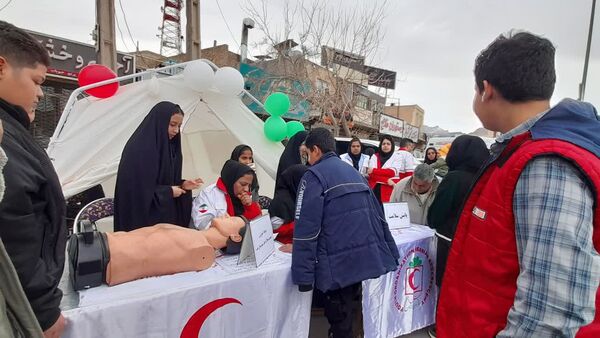 جشن بهار انقلاب در راهپیمایی ۲۲ بهمن در تفت