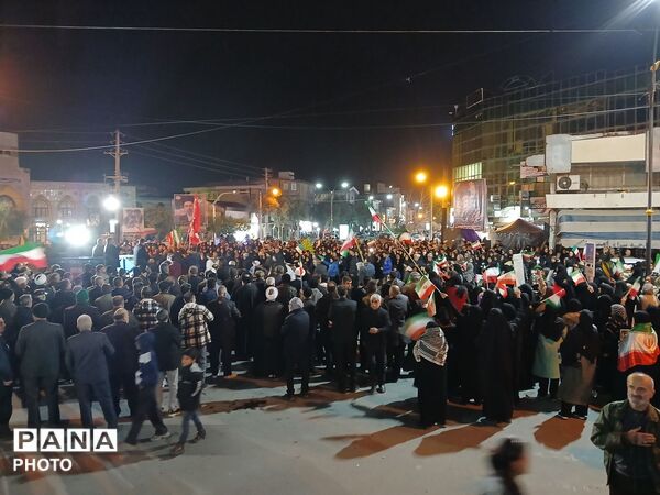 نهمین شب از خدمت‌رسانی اداره آموزش و پرورش کردکوی قالب موکب مردمی