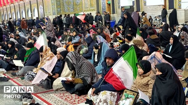  احیای شب بیست‌وسوم با حضور گسترده زائران