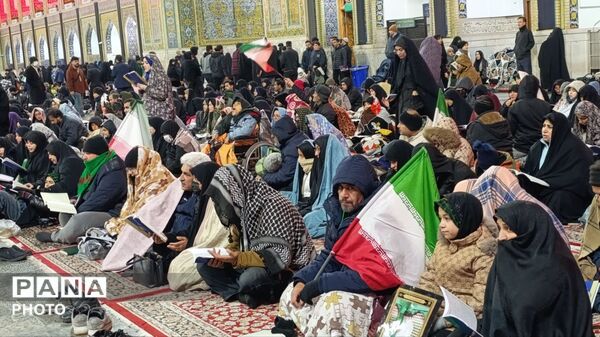  احیای شب بیست‌وسوم با حضور گسترده زائران
