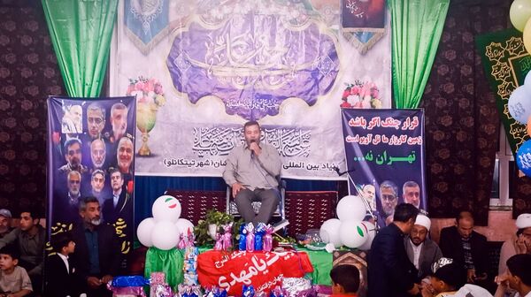 مراسم عید غدیرخم در مسجد جامع شهر تیتکانلو 