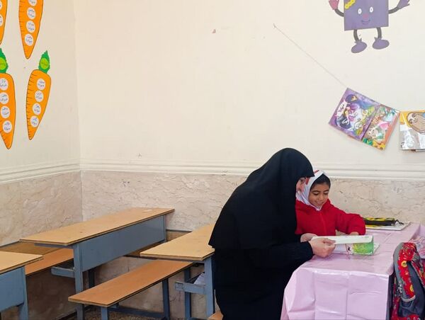 حضور معاون آموزش ابتدایی وزارت در حمیدیه