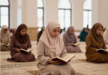 آیین معنوی اعتکاف در مسجد نباالعظیم فیروزآباد