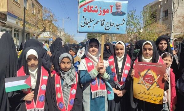 برگزاری راهپیمایی باشکوه روز قدس در شهرستان بردسکن