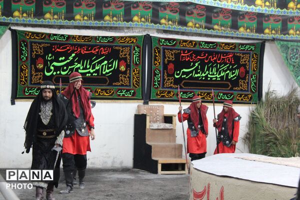 کربلا در قاب تعزیه در شهر سامان 