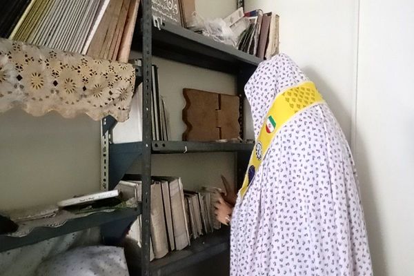 گذری بر اولین روز اعتکاف دانش آموزی سه روز در بهشت، شهر بار نیشابور