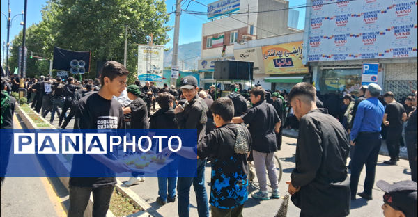 مراسم تاسوعای حسینی در شهرستان گالیکش