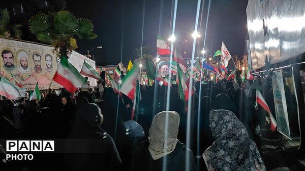 استقامت مردم کرج در شب هشتادم اجتماعات مردمی 