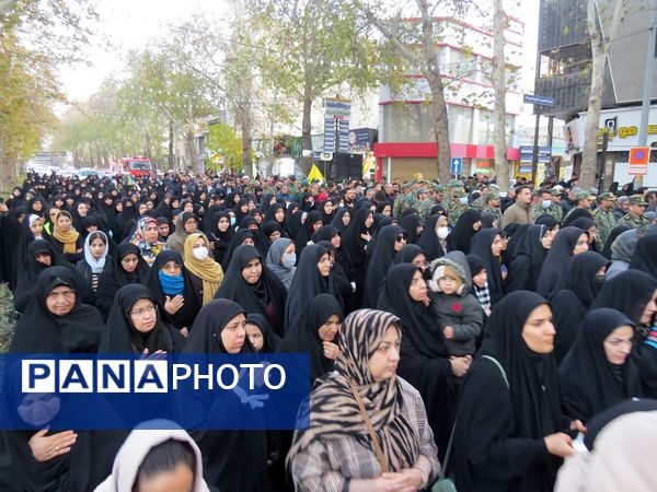 استقبال از شهدای گمنام در شهرستان بجنورد 