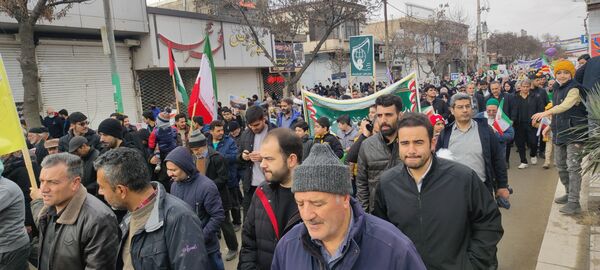 شرکت مردم شهید پرور شهرستان شیروان در راهپیمایی ۲۲ بهمن