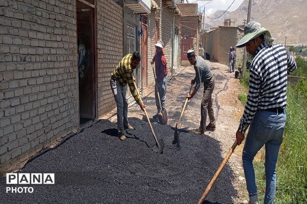 آسفالت معابر شهر بار