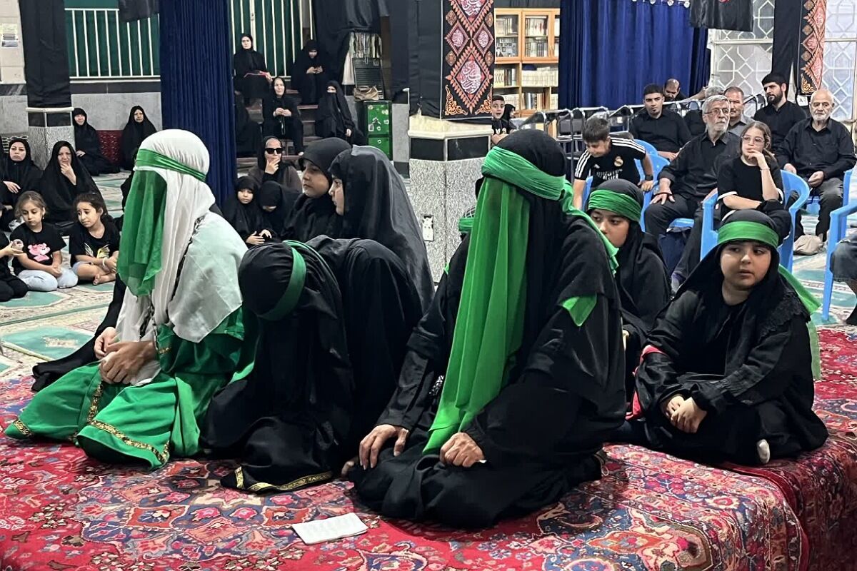 مراسم تعزیه خوانی دهه اول محرم در شهرک گلشهر چهاردانگه