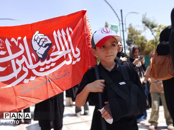 حضور پرشور کودکان و نوجوانان در جاماندگان اربعین در امامزاده محمد(ع) کرج