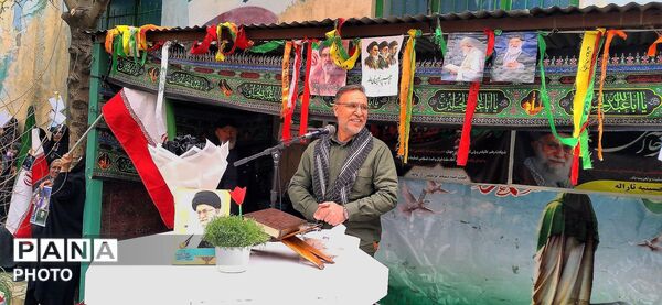 مراسم اربعین رهبر شهید و شهدای جنگ‌ رمضان در روستای توچغاز شهرستان ملایر