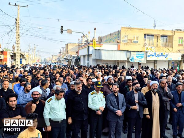 عنبرآباد در سوگ شهادت مقام معظم رهبری